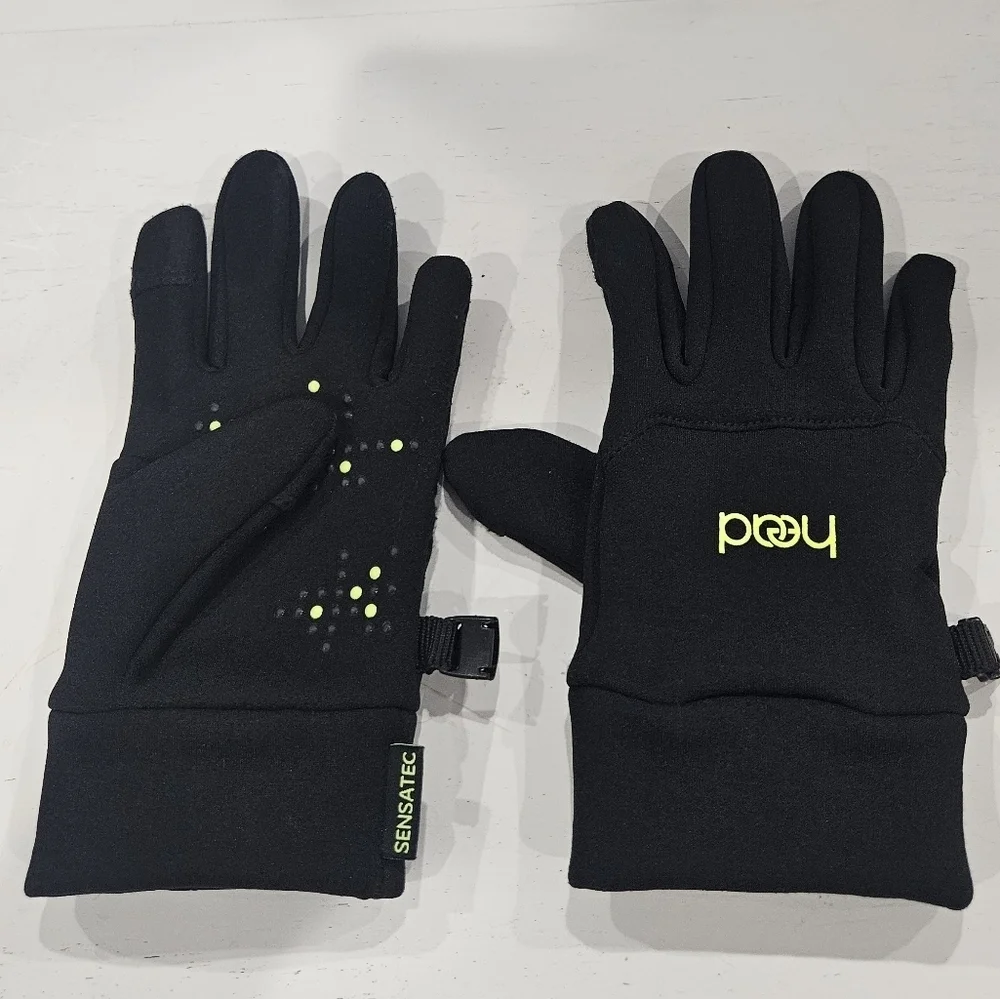 Head Neon and Black Youth Mittens. Insulated. Outdoor Accessories Touchscreen LG